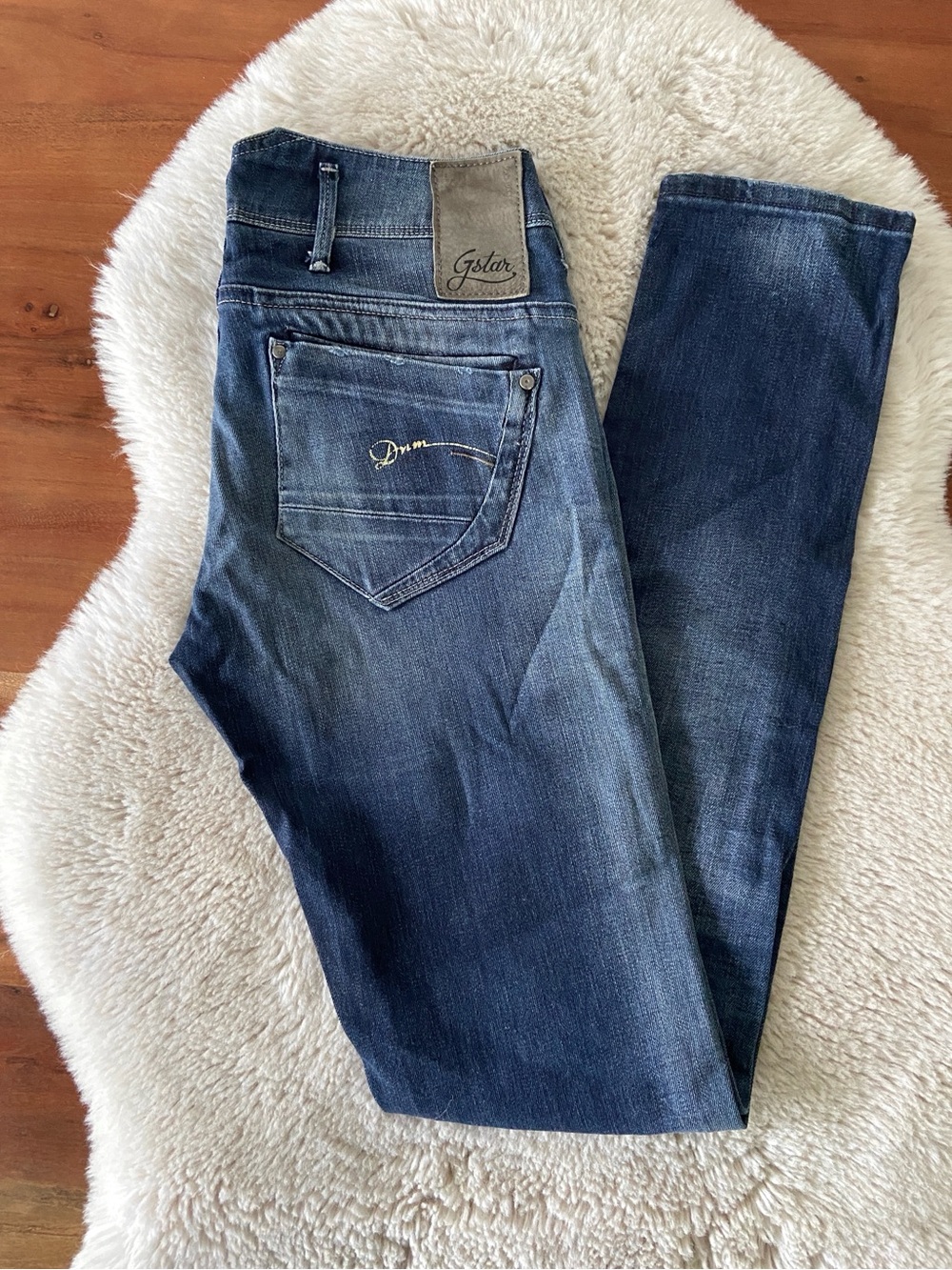 G-Star Raw colt skinny jean medium blue denim with stretch classic fit 27 x 34